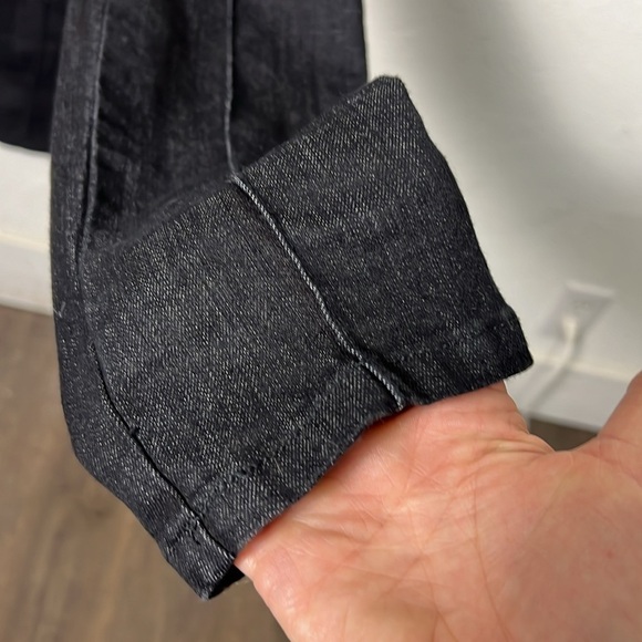 Prairie Underground Long Cigarette Pant in Black Denim Size XS - Picture 6 of 16